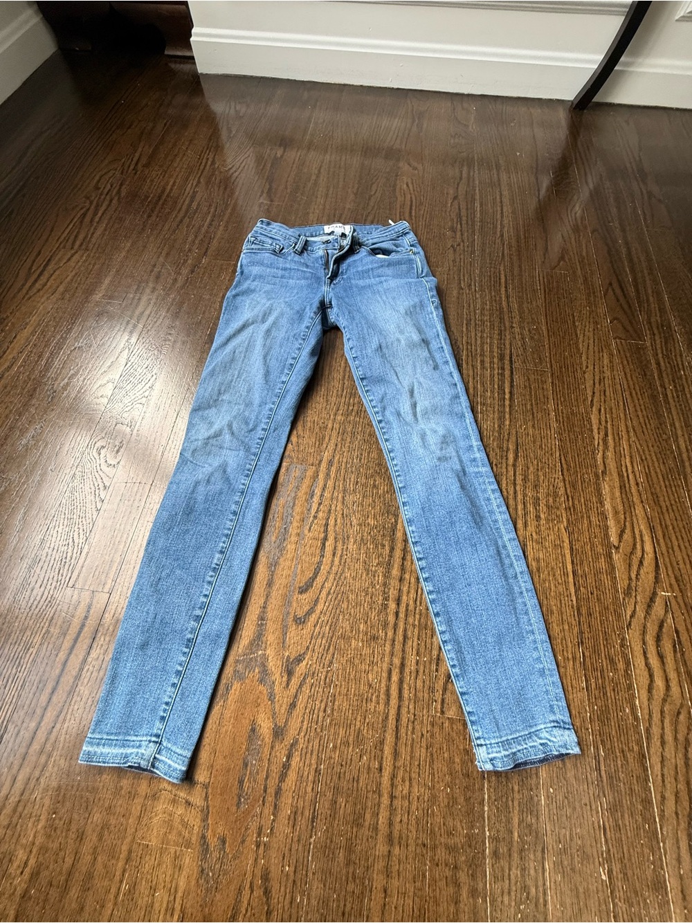 Frame Denim Light Blue Skinny Jeans